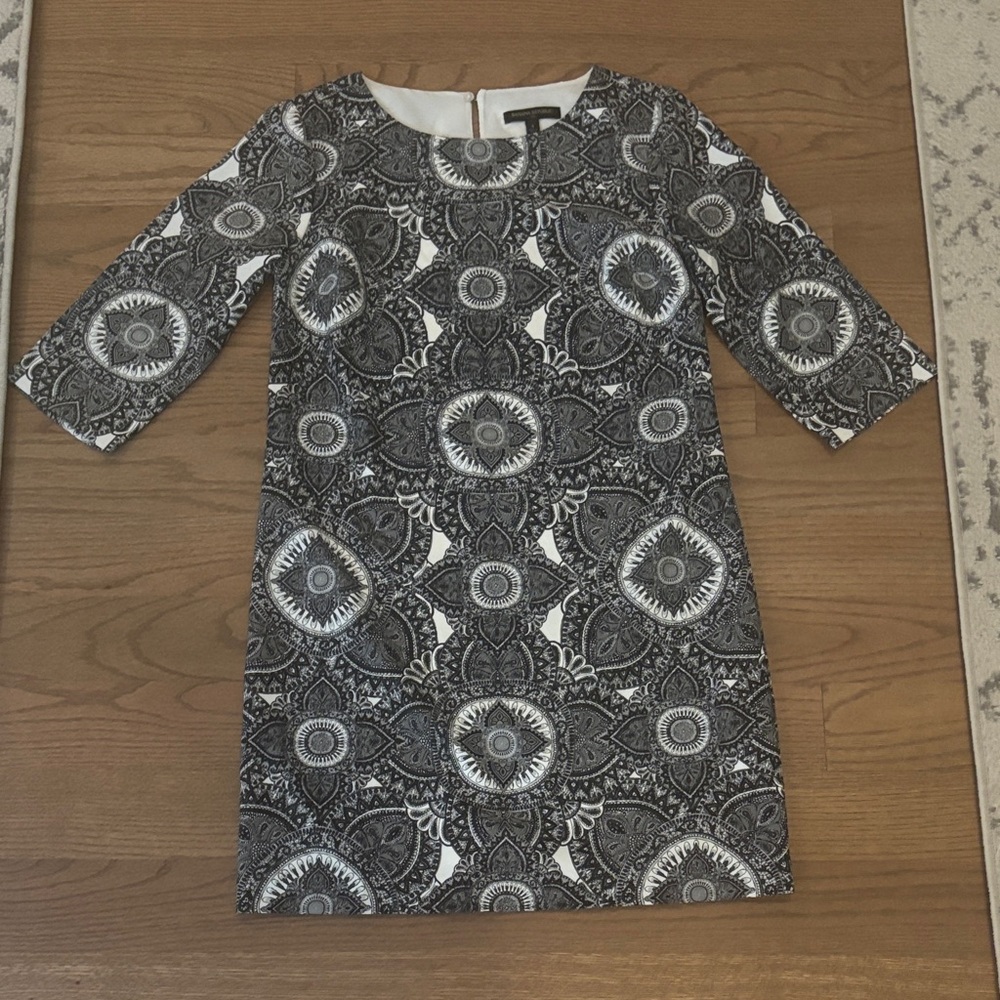 Banana Republic Black and White Dress